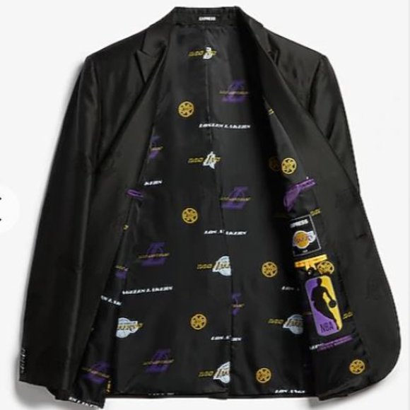 Express Other - Lakers Express Slim Tuxedo Suit Jacket Men's 40R